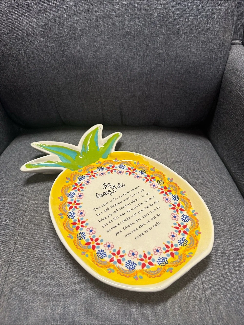 Natural Life The Giving Plate - Pineapple